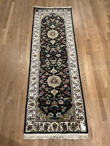 Indian Sarouk [Silk] - 2'7” X 7'10”