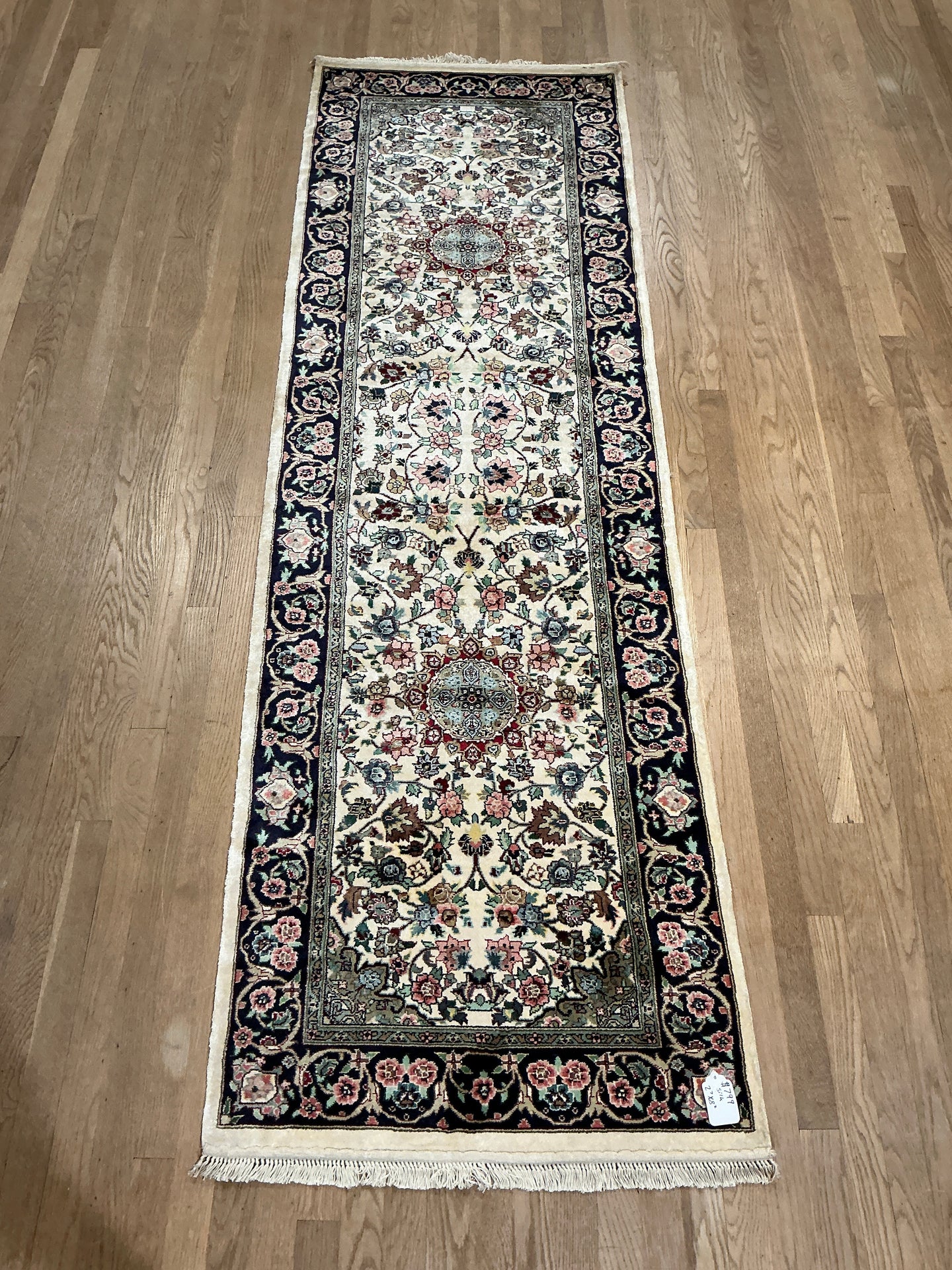 Indian Sarouk [Silk] - 2'7” X 8'2”