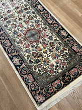 Load image into Gallery viewer, Indian Sarouk [Silk] - 2&#39;7” X 8&#39;2”
