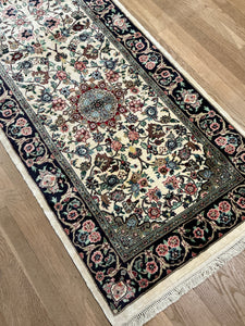 Indian Sarouk [Silk] - 2'7” X 8'2”