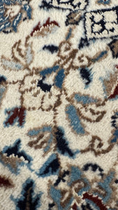 Persian Nain [Wool + Silk] -  2’10” X 12’7”