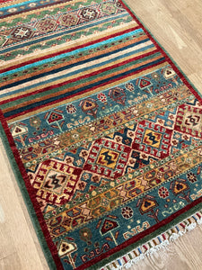 Afghan Khorjin - 2'9” X 9'8”