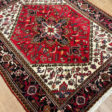 Load image into Gallery viewer, Persian Heriz - 5&#39;2” X 6&#39;4”
