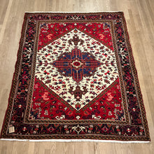 Load image into Gallery viewer, Persian Heriz - 5&#39;3” X 6&#39;5”

