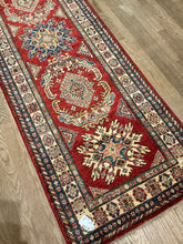 Load image into Gallery viewer, Afghan Super Kazak - 2&#39;6” X 9&#39;7”
