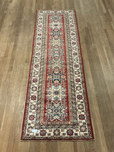 Load image into Gallery viewer, Afghan Super Kazak - 2&#39;8” X 9&#39;11”
