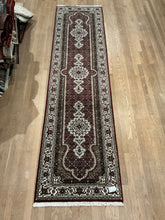 Load image into Gallery viewer, Indian Mahi [Wool + Sillk] - 2&#39;7” X 9&#39;11”
