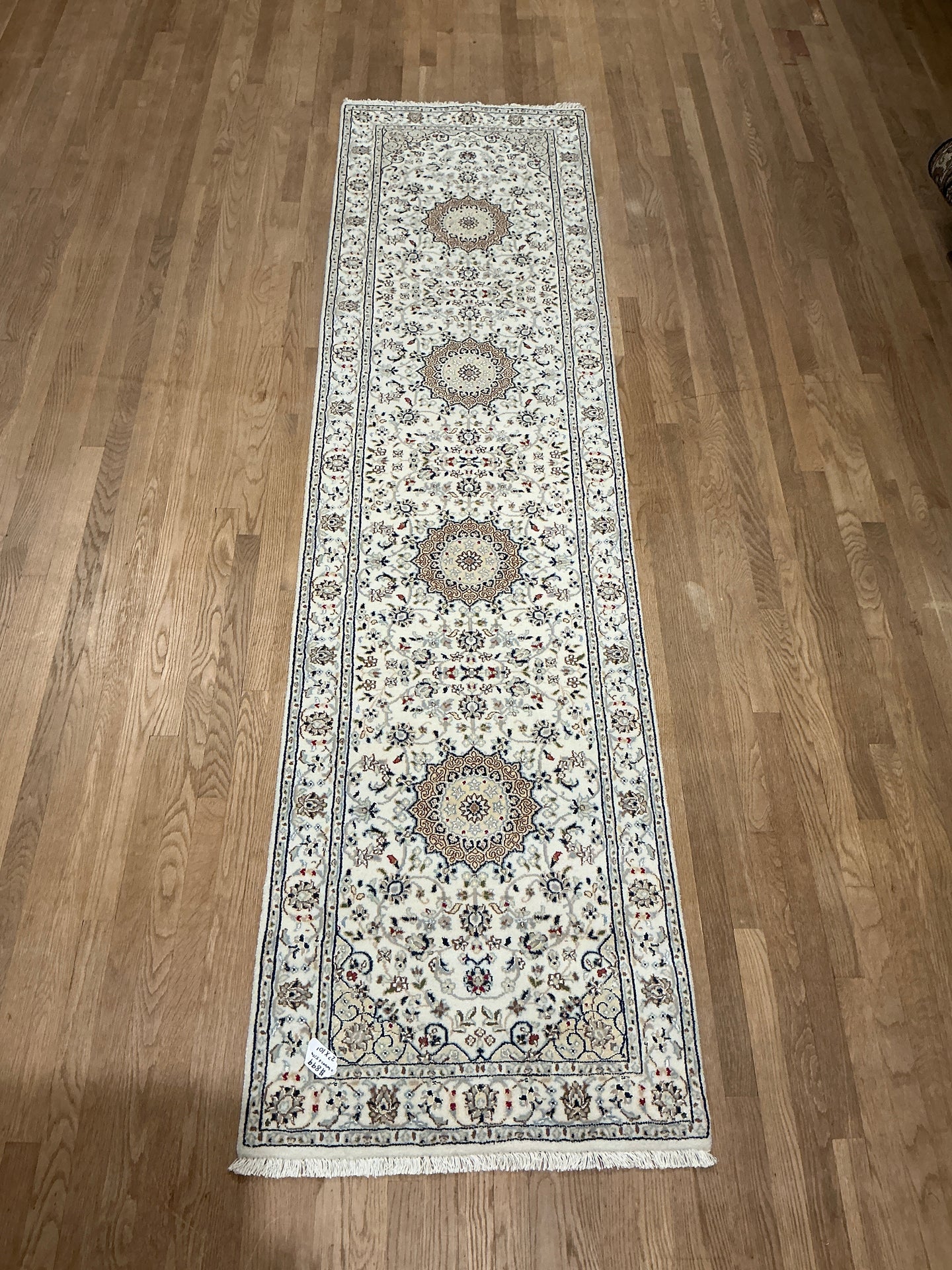 Indian Nain [Wool + Silk] - 2'7” X 10'1”