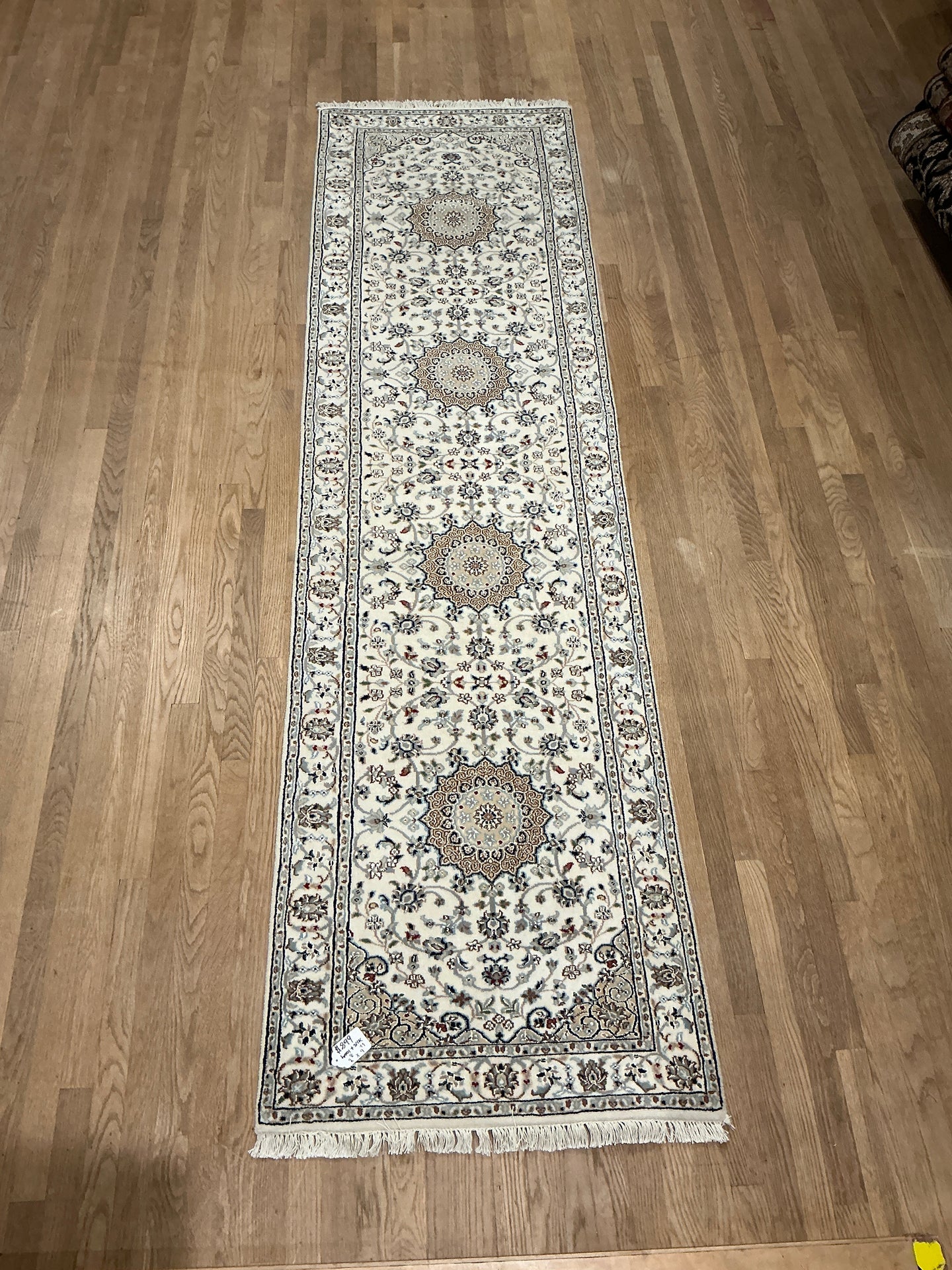 Indian Nain [Wool + Silk] - 2'8” X 9'11”