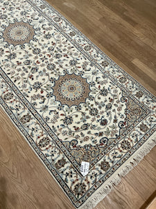 Indian Nain [Wool + Silk] - 2'8” X 9'11”