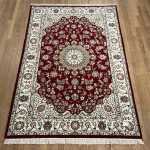 Indian Nain [Wool + Silk] - 4'9” X 6'10”
