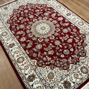 Indian Nain [Wool + Silk] - 4'9” X 6'10”