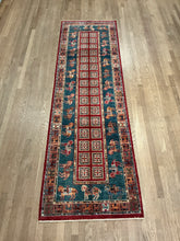 Load image into Gallery viewer, Afghan Pazyryk - 2'10” X 9'8”
