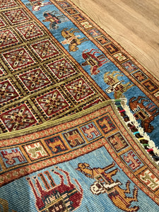Afghan Pazyryk - 2'9” X 10'2”