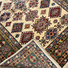 Load image into Gallery viewer, Afghan Super Kazak - 5&#39;1” X 7&#39;0”
