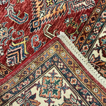 Load image into Gallery viewer, Afghan Super Kazak - 5&#39;0” X 6&#39;7”
