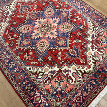 Load image into Gallery viewer, Persian Heriz - 4&#39;9” X 6&#39;4”
