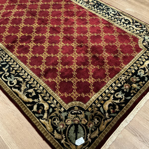 Indian Keshan [Wool + Silk] - 5'11” X 8'11”