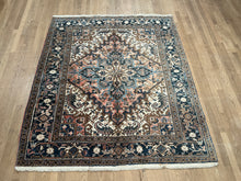 Load image into Gallery viewer, Antique Persian Heriz - Square 6&#39;5&quot; x 5&#39;4&quot;

