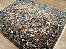 Load image into Gallery viewer, Antique Persian Heriz - Square 6&#39;5&quot; x 5&#39;4&quot;
