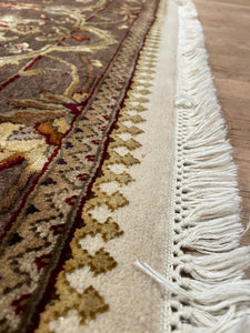 Indian Keshan [Wool + Silk] - Square 10'1" x 9'11"