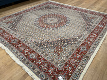 Load image into Gallery viewer, Antique Persian Birjand [Wool + Silk] - Square 8&#39;4&quot; x 8&#39;2&quot;
