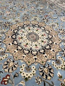 Indian Nain [Wool + Silk] - 8x10 / 8x11
