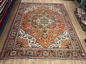 Antique Persian Ahar Heriz - 10x13 / 10x14