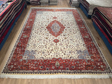 Load image into Gallery viewer, Antique Pakistani Isfahan -  12’0” X 17’7”
