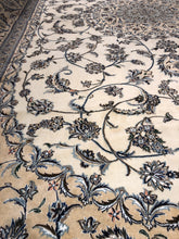 Load image into Gallery viewer, Persian Nain [Wool + Silk] - 12&#39;5&quot; x 19&#39;
