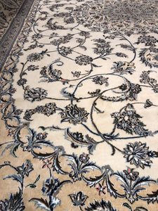 Persian Nain [Wool + Silk] - 12'5" x 19'