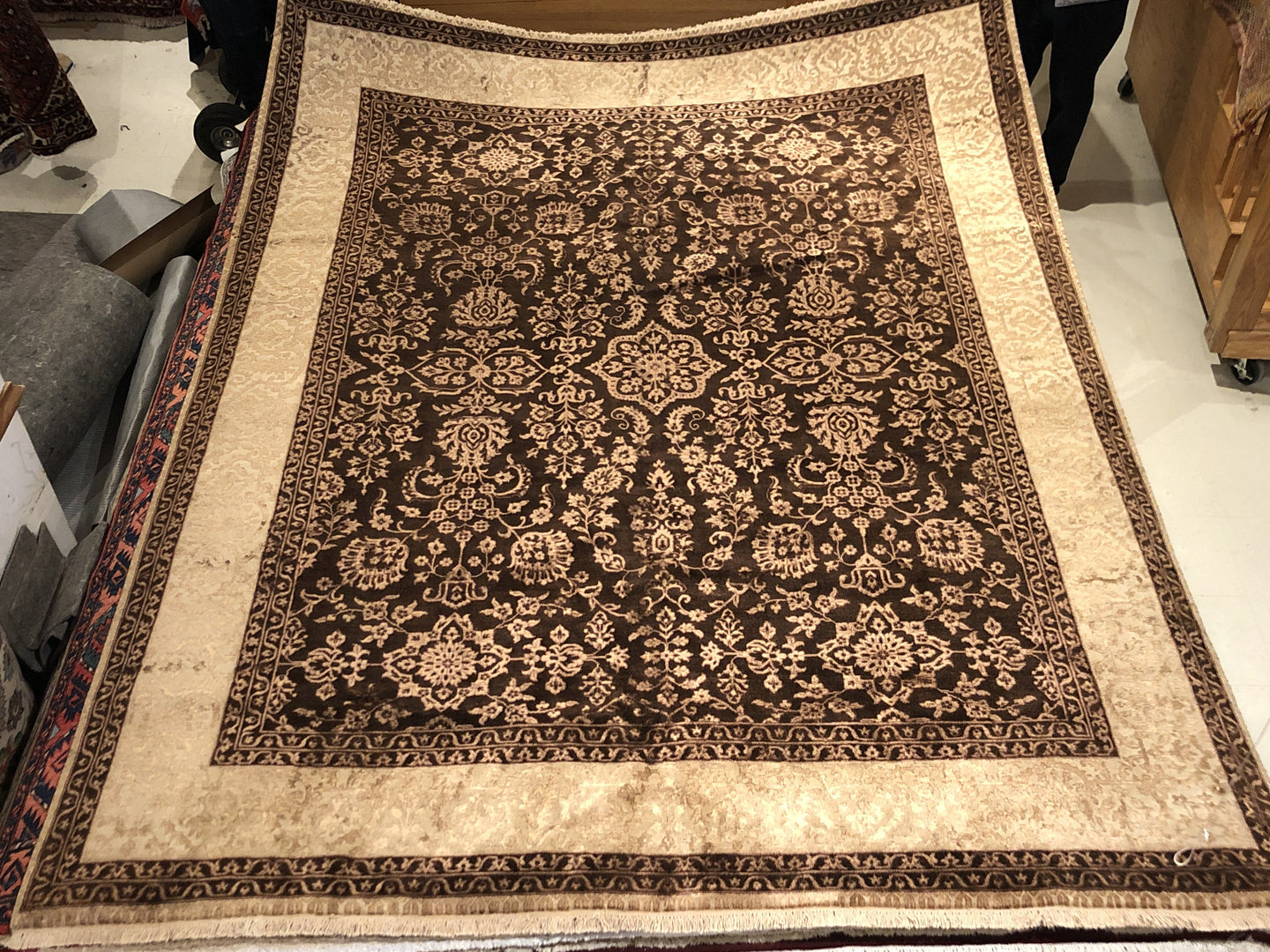 Indian Tabriz  [Wool + Silk] - 8x10 / 8x11