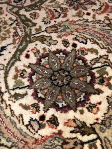 Persian Mahi Tabriz [Wool + Silk] - 13 x 20