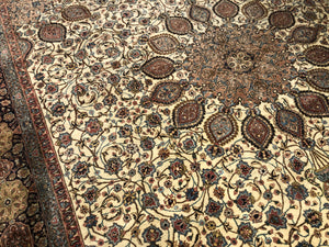 Old Persian Tabriz - Square 12' x 10'11"