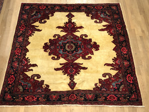 Persian Sarouk - Square 6'8" x 5'7"